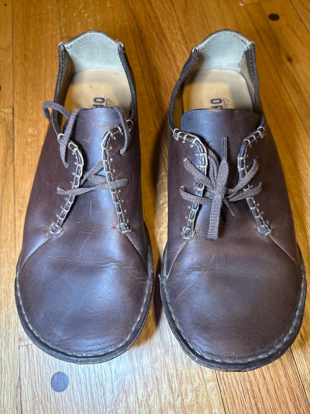 Clarks Originals Faraway Field Shoes Womens 8.5 M Leather Crepe Sole